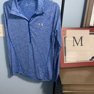 Under Armour Heathered Blue Performance Top